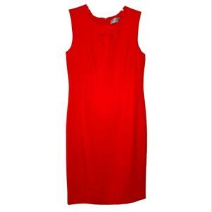 Kasper Orange Sheath Dress